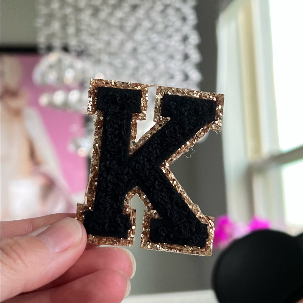 Stoney Clover Lane Varsity Glitter Letter Patch